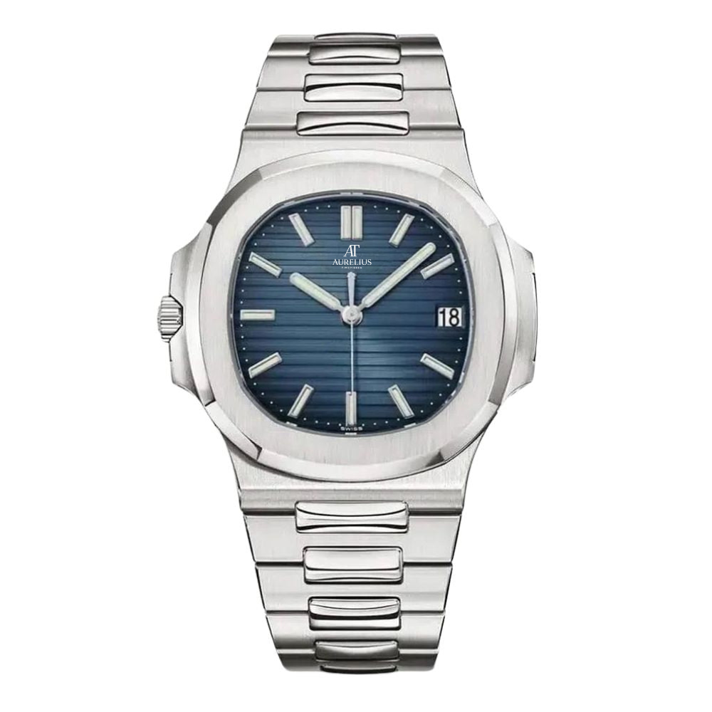 Integrated Gradient 40 – Blue Gradient Dial | Steel Bracelet & Smooth Bezel